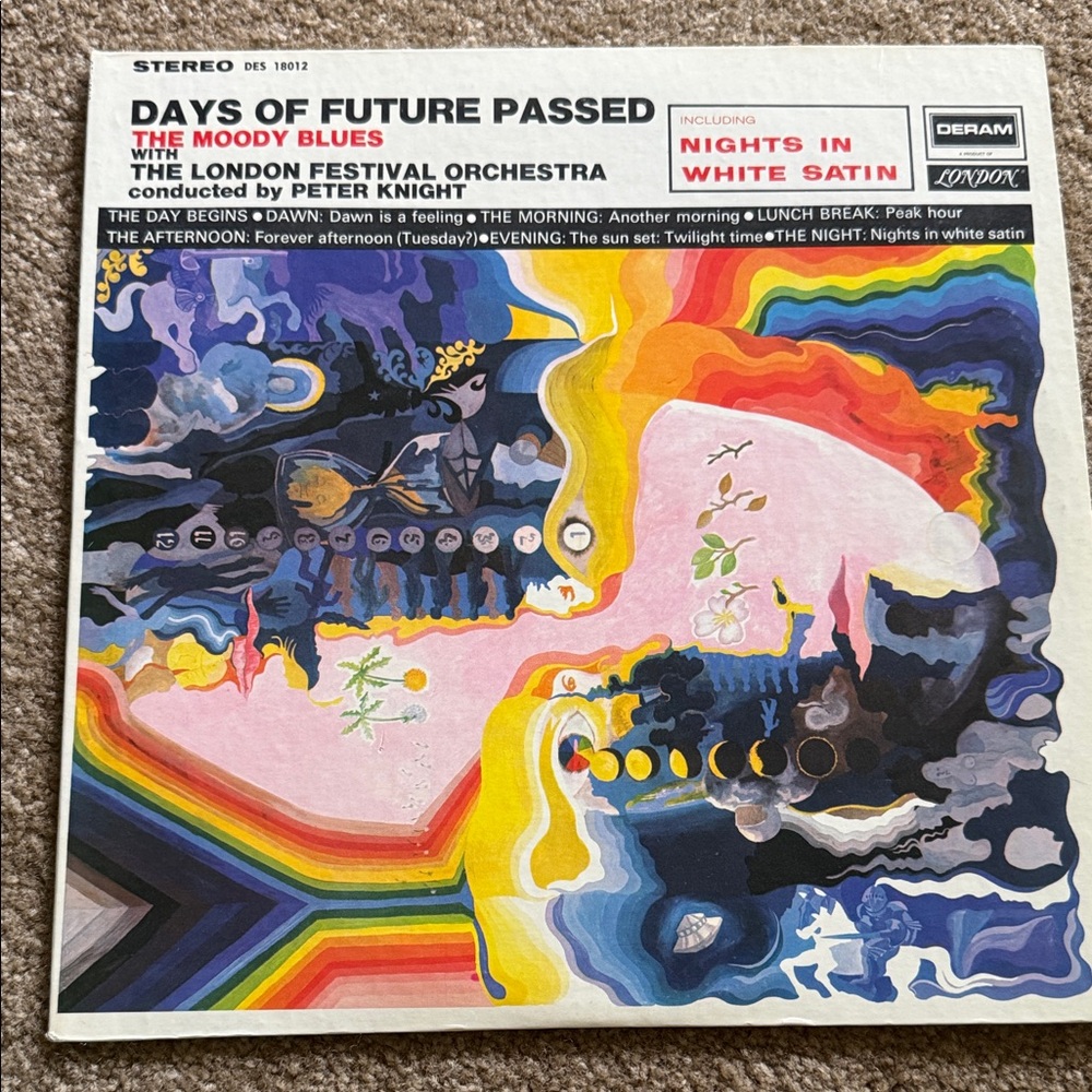 'Days of Future Passed' Album by The Moody Blues with The London Festival Orc